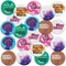 Feminist Button Pins in 8 Designs, Pinback Buttons for Women (2.25 in, 24-Pack)